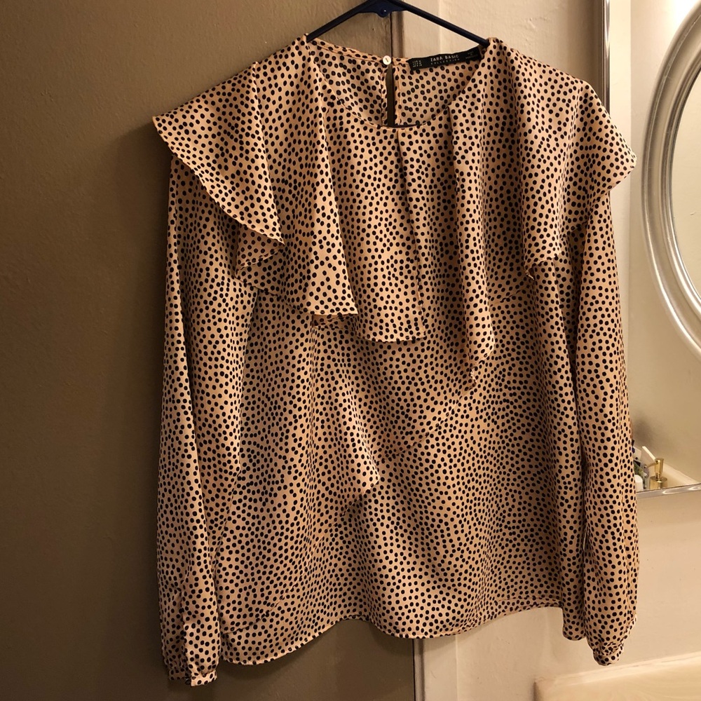 Zara Polka Dot Blouse